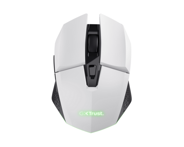 Trust GXT 794W Kit Gaming 3 en 1 Teclado Compacto, Ratón Inalámbrico y Alfombrilla Blanco