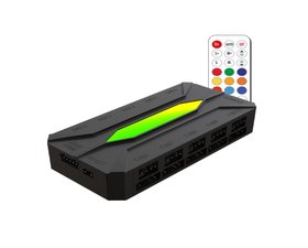 Keep Out Hub Caja de Ventiladores X-FHUB10 10 Puertos ARGB PWM