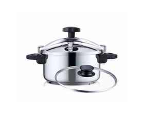 Haeger Olla Express Inox Plus + Válvula Rotativa 4L