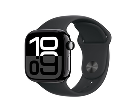 Apple Watch Series 10 GPS + Cellular 42mm Caja Aluminio Negro Azabache con Correa Deportiva Negra S/M 