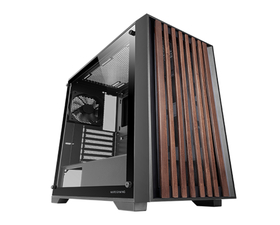 Mars Gaming MC-WOOD Caja ATX Cristal Templado Madera Negro