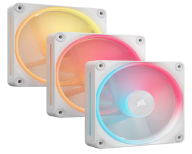 Corsair Triple Pack Ventilador Auxiliar LX120-R iCUE LINK RGB 120mm Blanco