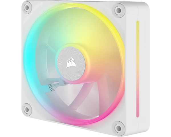 Corsair Ventilador Auxiliar iCUE LINK LX120 RGB 120mm Single Pack Blanco