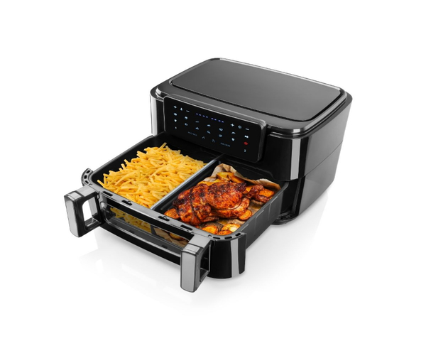 Haeger Freidora Inteligente Super Cook 10L 2 Cubetas Negro