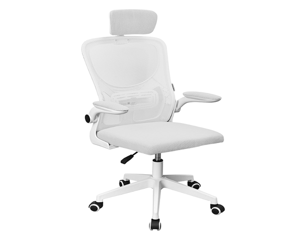 Mars Gaming MGC-ERGO Plus Silla Ergonómica Soporte Lumbar Malla Transpirable Altura 115-125cm Blanco