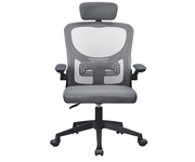 Mars Gaming MGC-ERGO Plus Silla Ergonómica Soporte Lumbar Malla Transpirable Altura 115-125cm Gris