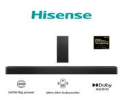 Hisense HS2100 Barra de Sonido 2.1 con Dolby Audio y DTS Virtual