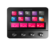 Mars Gaming MSD-PRO Control Deck 10 Teclas LCD 4 Diales Pantalla Táctil Extendida Animada Negro