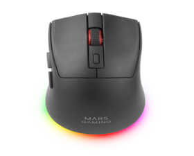 Mars Gaming Mm-t3 Ratón Inalámbrico Rgb Óptico Bluetooth 5.0 14400 Dpi Switches Huano Negro