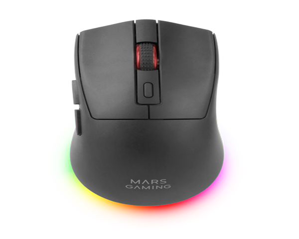 Mars Gaming Mm-t3 Ratón Inalámbrico Rgb Óptico Bluetooth 5.0 14400 Dpi Switches Huano Negro