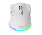 Mars Gaming Mm-t3 Ratón Inalámbrico Rgb Óptico Bluetooth 5.0 14400 Dpi Switches Huano Blanco