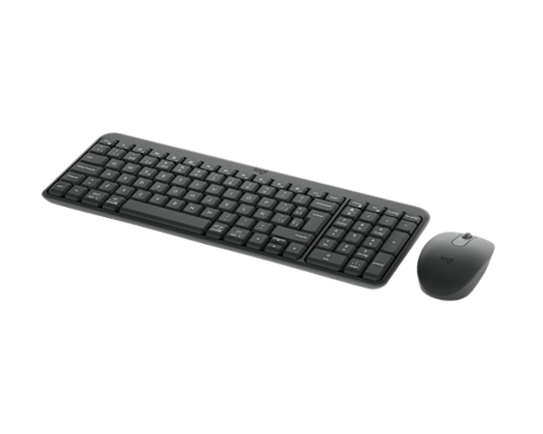 Logitech MK250 Teclado y Ratón Inalámbricos Compact Negro
