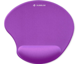 Subblim Ergo Neogel Alfombrilla Ratón Morado