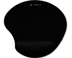 Subblim Ergo Neogel Alfombrilla Ratón Negro