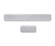 Subblim Kit Ergo Airpadding Reposamuñecas Ratón y Teclado Plata